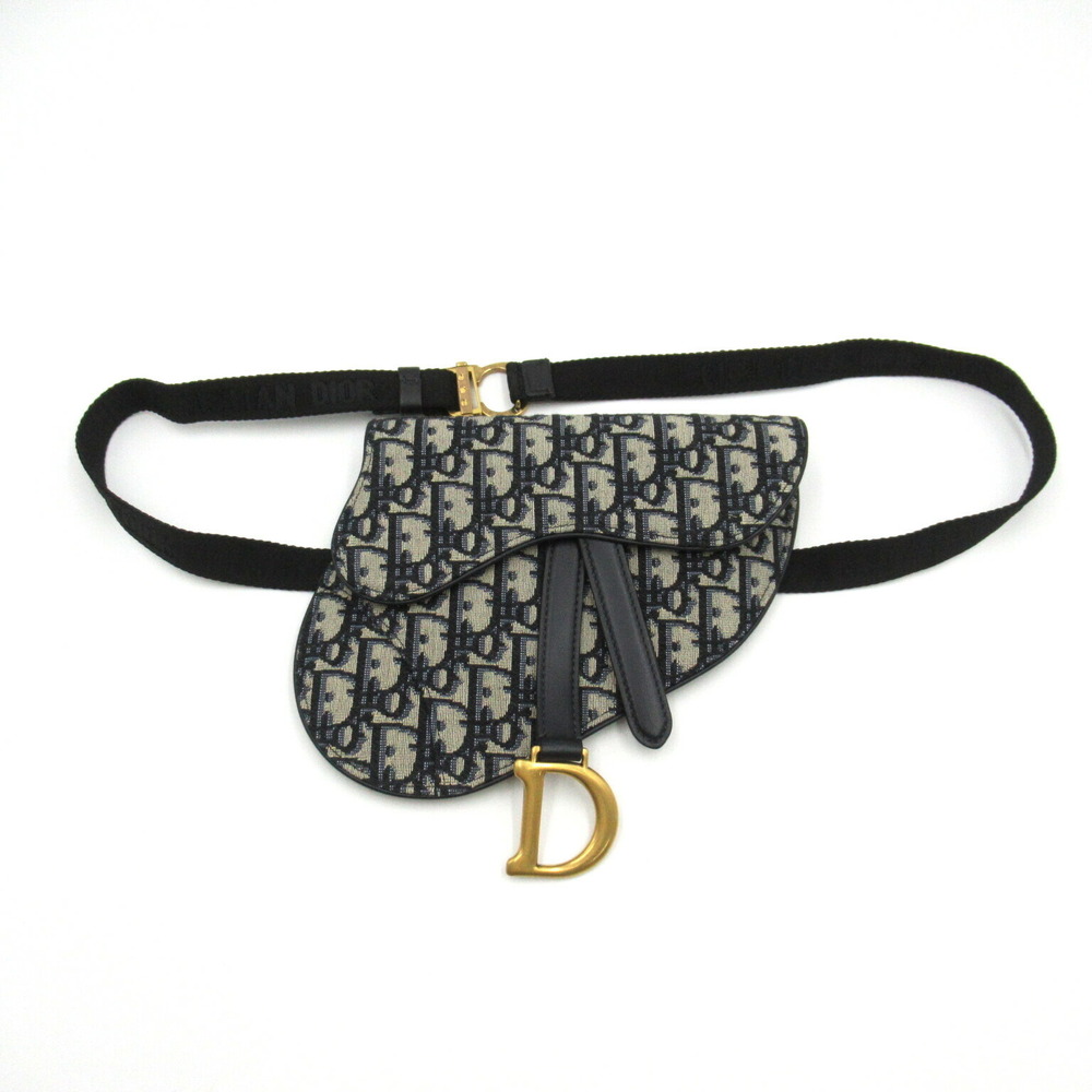 Dior Mini Saddle Waist Bag Blue